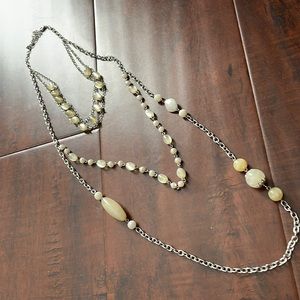 Silver plated necklace accessories